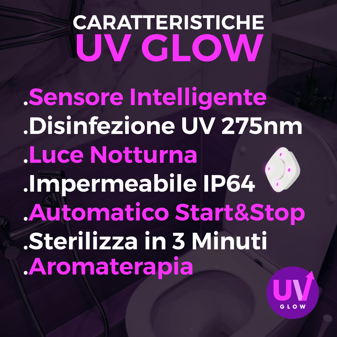UV GLOW - Sterilizzatore raggi UV per WC